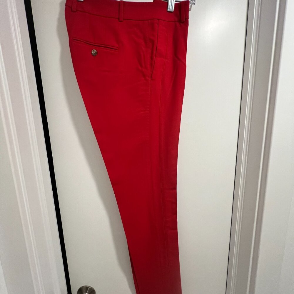 Vince Geranium Red Track Trouser SZ 6 - Picture 6 of 9
